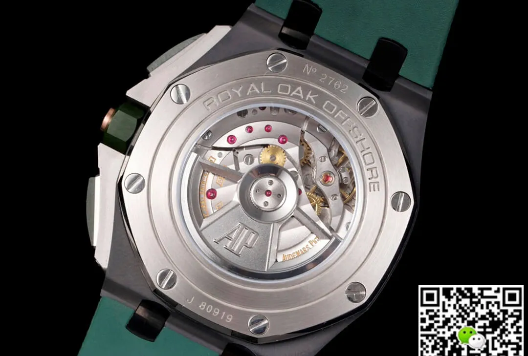 Audemars Piguet Royal Oak Offshore 26405CE.OO.A056CA.01 RS Factory 1:1 Best Edition Replica Watch Green Strap